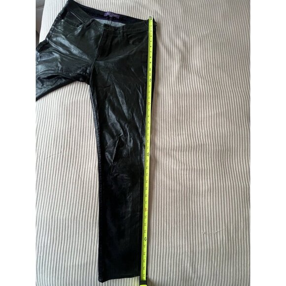 Ralph Lauren Purple Label Women's Coated Slim Fit Jeans - Size 30 - BLACK - Picture 11 of 15